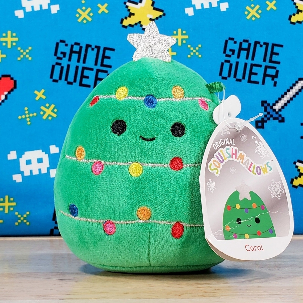 Squishmallow Carol the Christmas Tree 5" UltraSoft Stuffed Holiday Plush Toy NWT